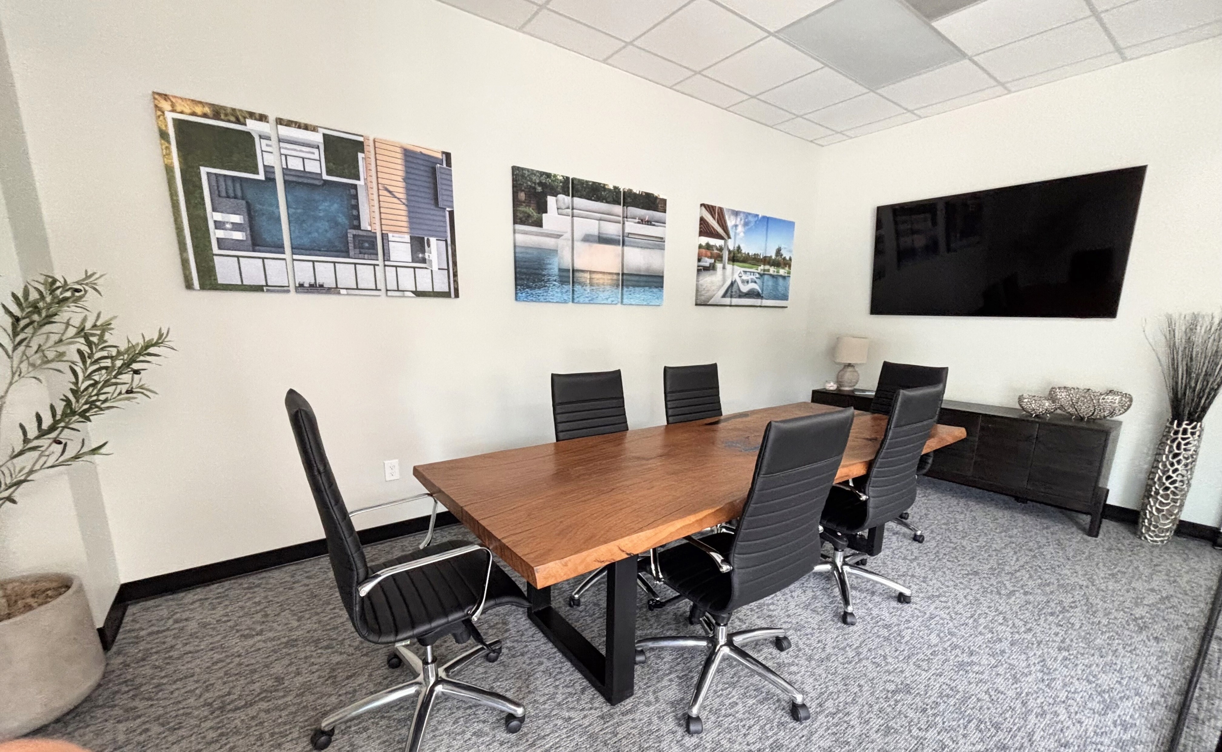 Office space professionally cleaned by Clean Serenity Services
